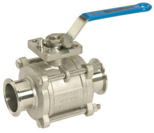 2-Way 3 Piece Encapsulated Ball Valves