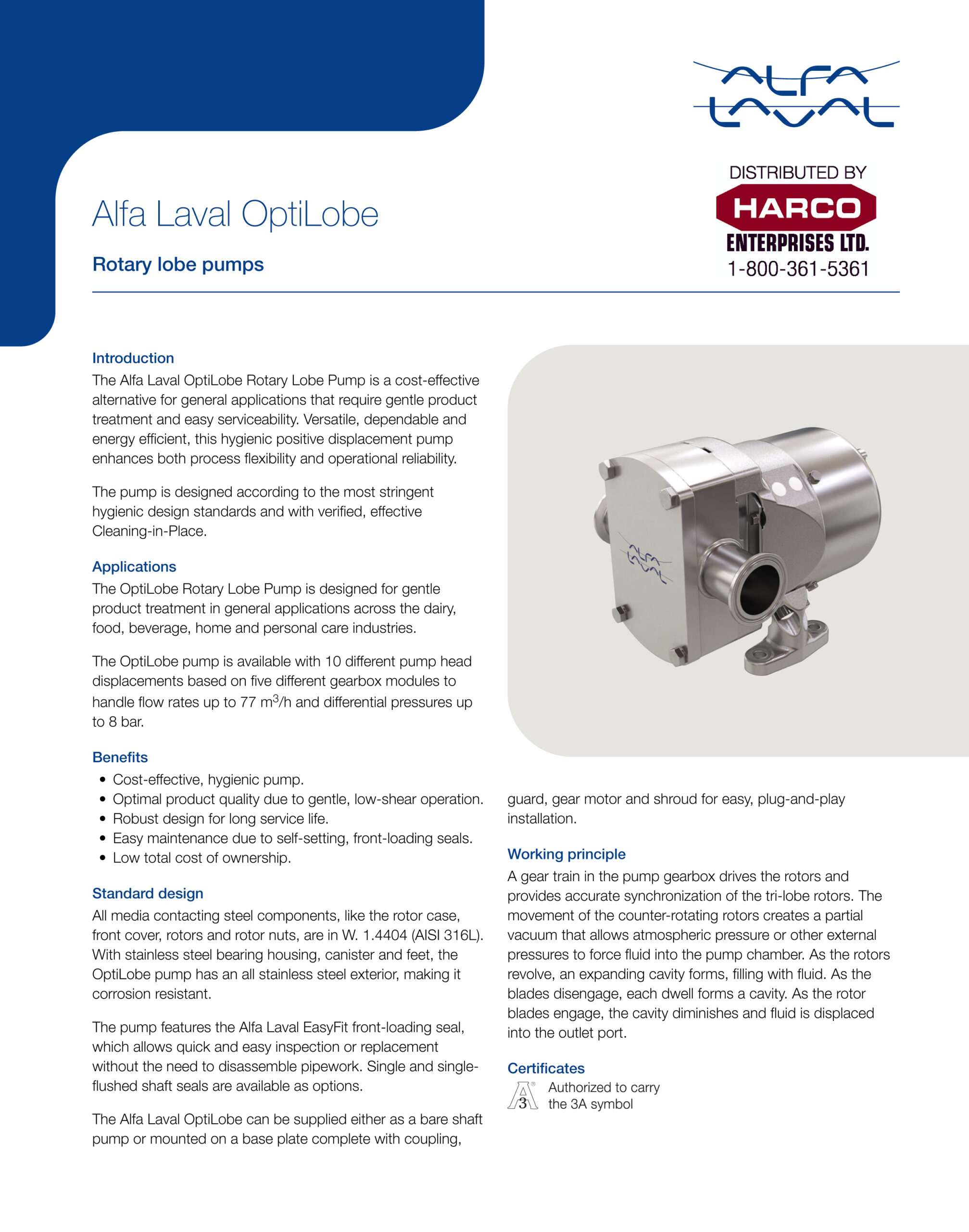 Opti-Lobe Pump