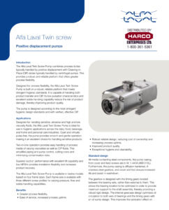 Alfa Laval Twin Screen Pump Brochure