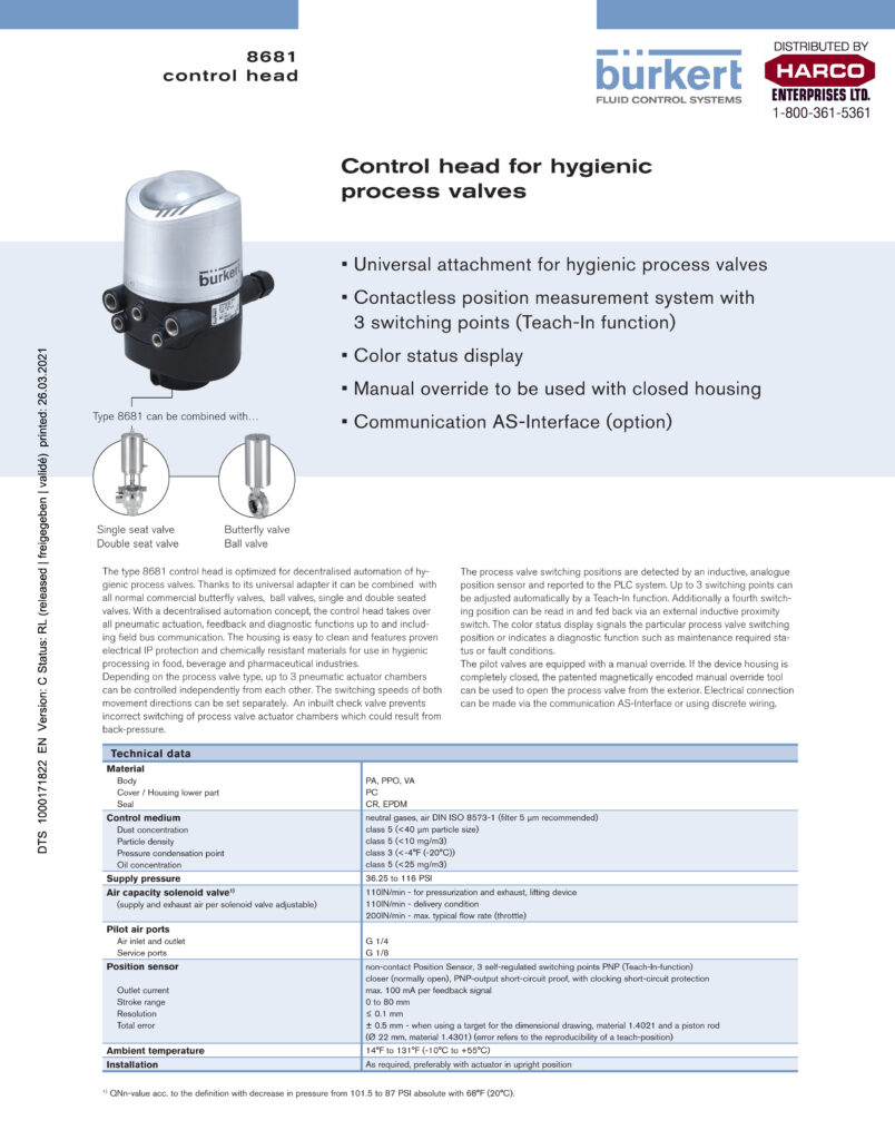 Burkert 8681